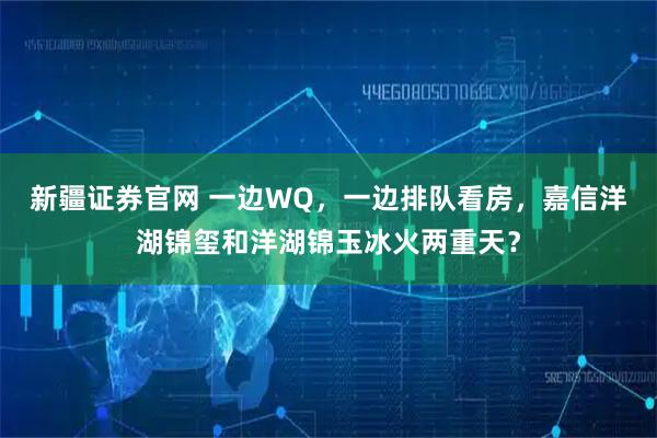 新疆证券官网 一边WQ，一边排队看房，嘉信洋湖锦玺和洋湖锦玉冰火两重天？